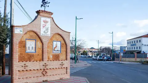 Entrada al casco urbano de Brazatortas
