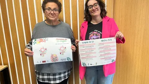 Rosa Su&ntilde;&eacute; y Nai Sobrino presentan la programaci&oacute;n de la Semana de la Mujer 2026 de Corral de Calatrava