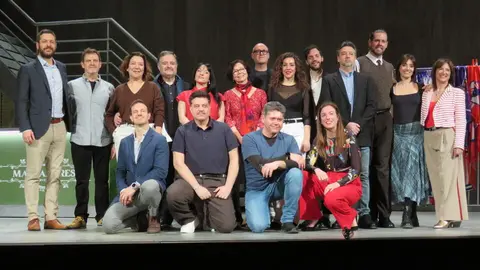 Asistentes a la rueda de prensa
