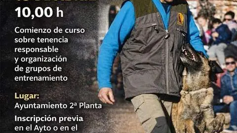Cartel del curso programado el 18 de abril