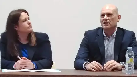 C&eacute;spedes y Donaire, en pleno acto