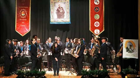 El acto lo cerr&oacute; la Banda de la Escuela Municipal de M&uacute;sica de Almod&oacute;var del Campo