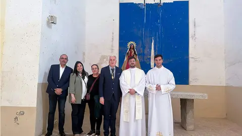 Autoridades, hoy junto a la patrona de La Bienvenida