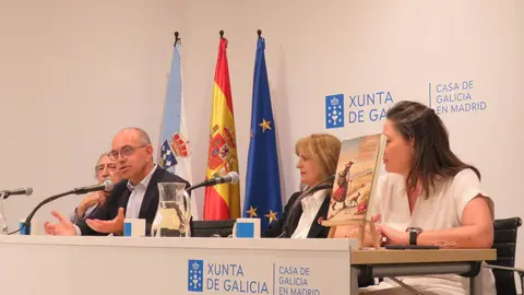 Vicente Araguas; Luis E. Ramos; Branca Vilela y Raquel Delgado