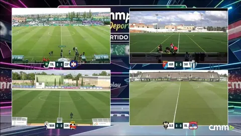 Canal multipartido de CMMPlay durante la pen&uacute;ltima jornada de liga en Tercera RFEF