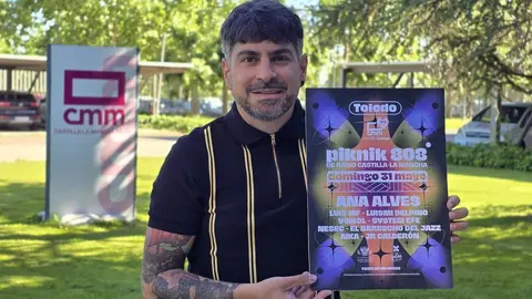 Juan Antonio Lorente presenta el cartel del Piknik 808 en Radio Castilla-La Mancha