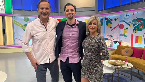 Antonio Puertas, ganador del bote de 'Atr&aacute;pame si puedes', visita el programa 'Estando Contigo'