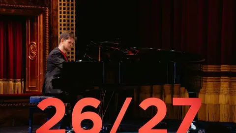 Ram&oacute;n Grau, pianista del Teatro de la Zarzuela, durante su actuaci&oacute;n