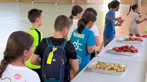 Desayuno saludable en el Campus Mutideporte