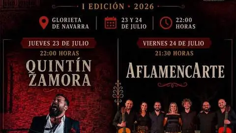 Cartel del evento flamenco