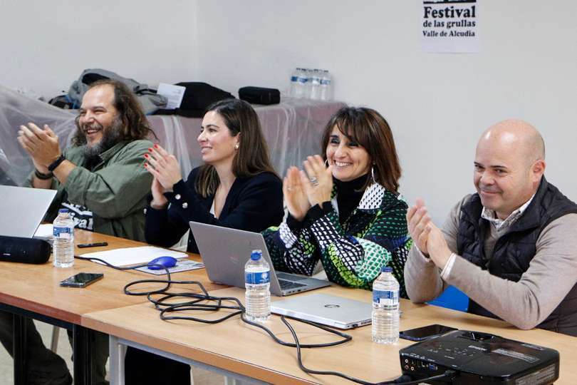 Ángel Arredondo, Virginia López, Susana Jara y José Ramón Ramos