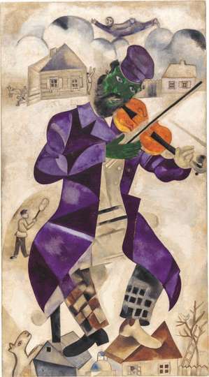 El violinista verde, 1923-1924