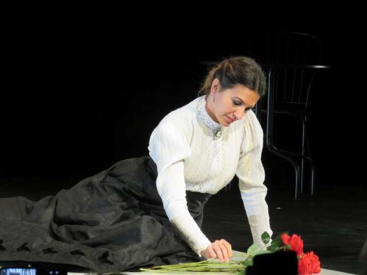 Ana Ruiz que interpreta a Ana Ozores en la obra