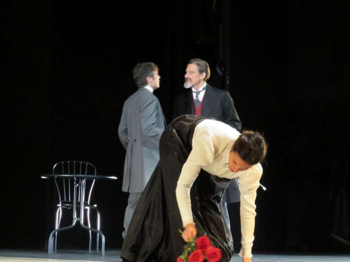 Ana Ruiz, Jacobo Dicenta y Alejandro Arestegui