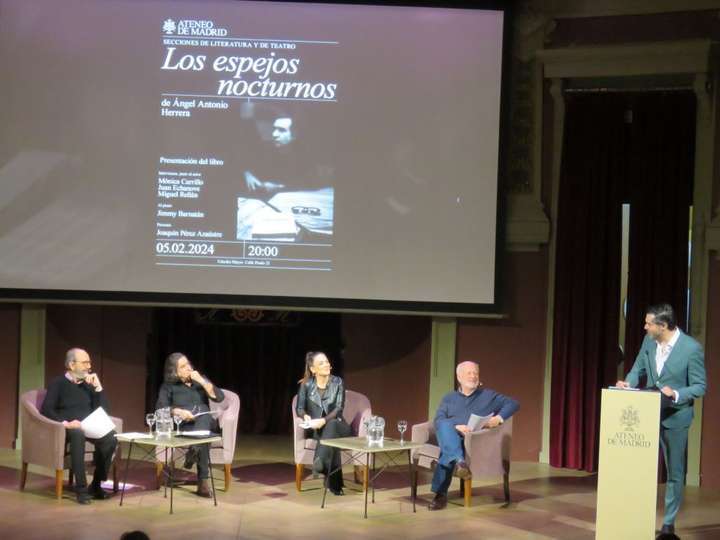 Miguel Rellán, Ángel Antonio Herrera, Mónica Carrillo, Juan Echanove y Joaquín Pérez Azaústre