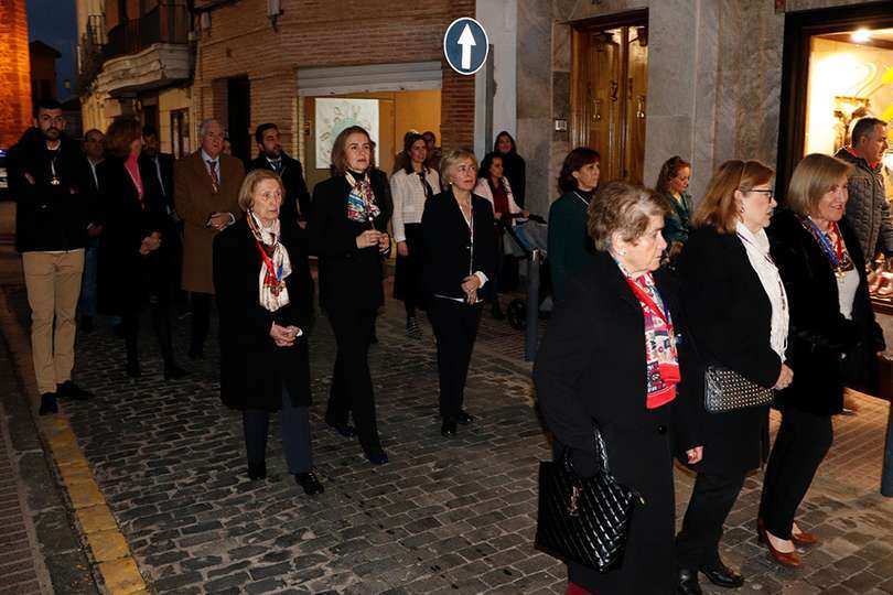 Integrantes de la Hermandad de los Santos