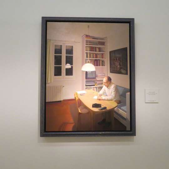 Interior. Paco escribiendo, 1995. Isabel Quintanilla