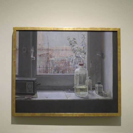 Ventana con lluvia, 1970. Isabel Quintanilla