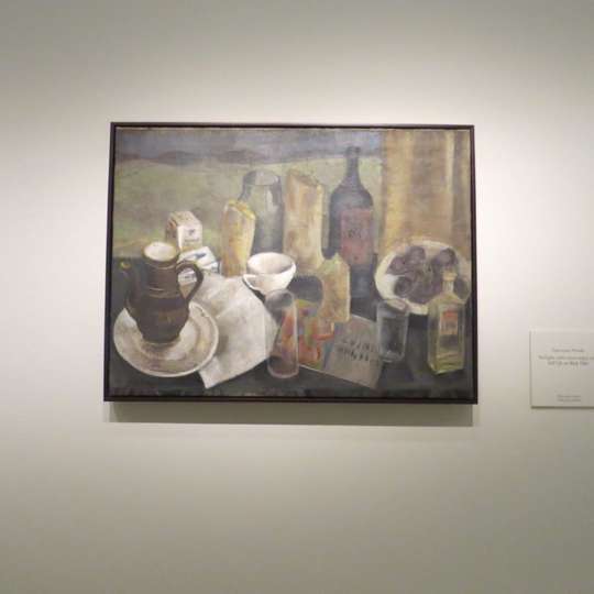 Bodegón sobre mesa negra, 1959. Esperanza Parada