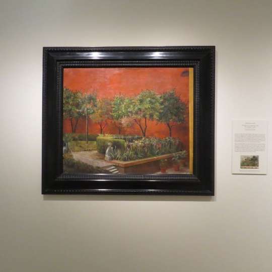 El jardín de la Academia, 1963. Isabel Quintanilla
