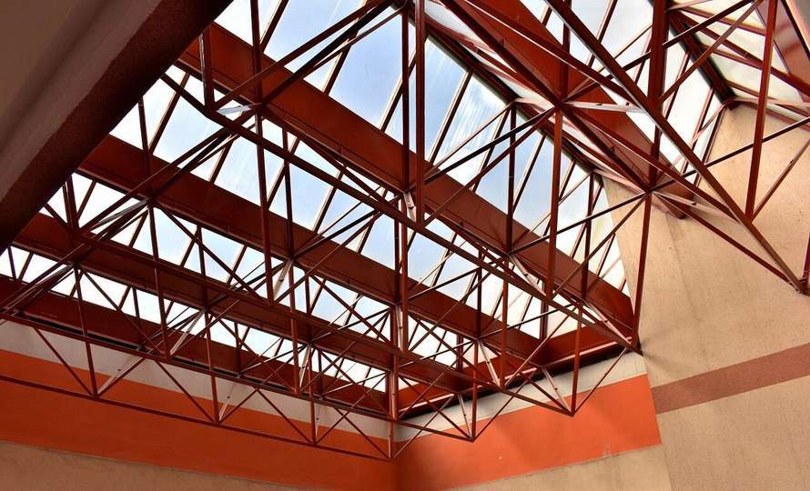El lucernario del patio central del Ayuntamiento será sustituido en la recta final de las obras