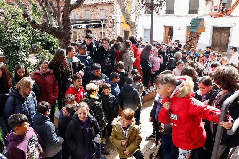 La lectura del manifiesto ha sido ante el edificio consistorial