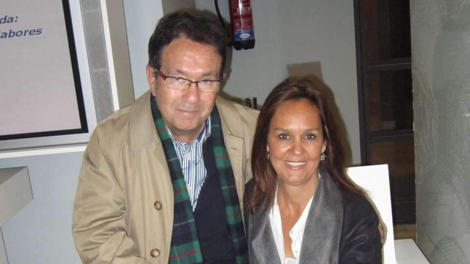 Maria Dueñas con José Belló