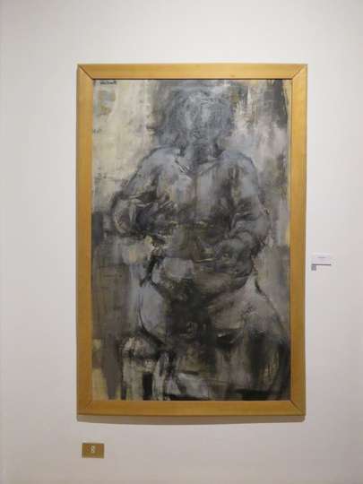 Mujer con grises, 1963
