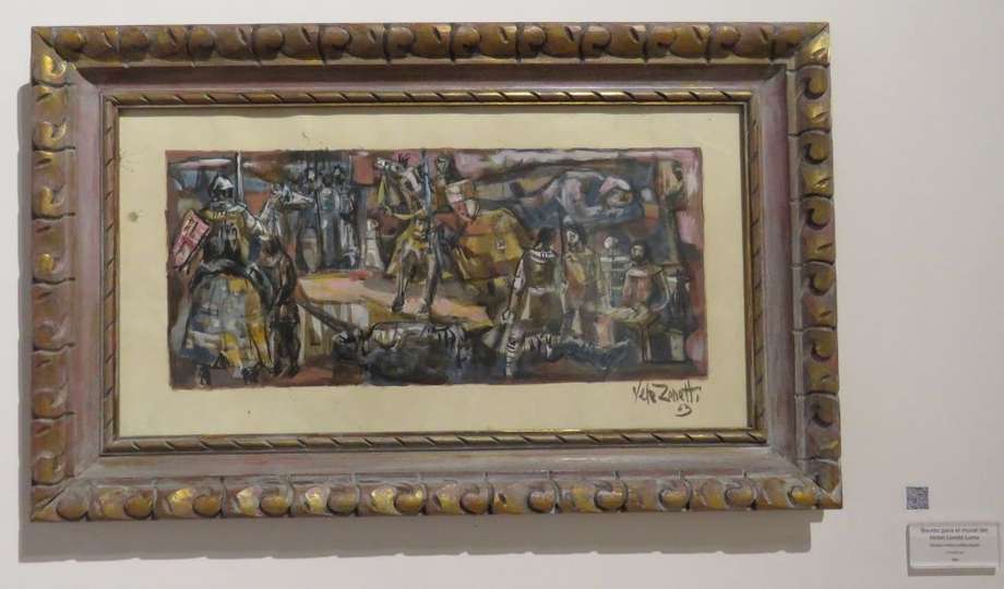 Boceto para el mural del Hotel Conde Luna, 1963