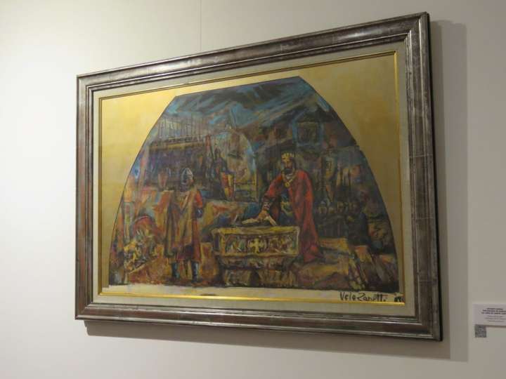 Estudio mural Diputación de Burgos, (La Jura de Santa Gadea), 1964