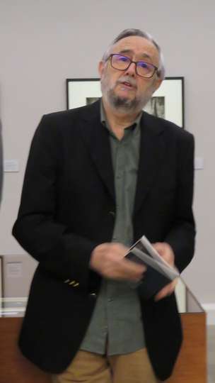 Publio López Mondéjar, durante su intervención