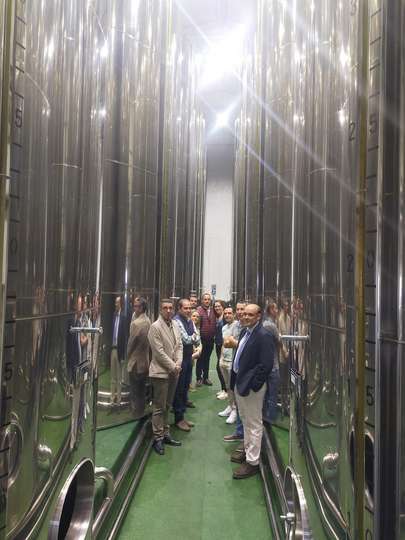 En la zona de almacenaje del aceite