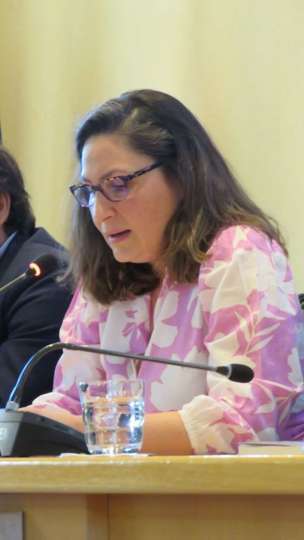 Raquel Delgado, directora adjunta de Sial Pigmalión, que presentó y coordinó el acto