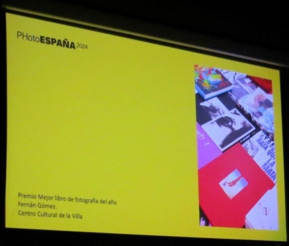 Premio mejor libro de fotografía del año. Fernán Gómez, Centro Cultural de la Villa