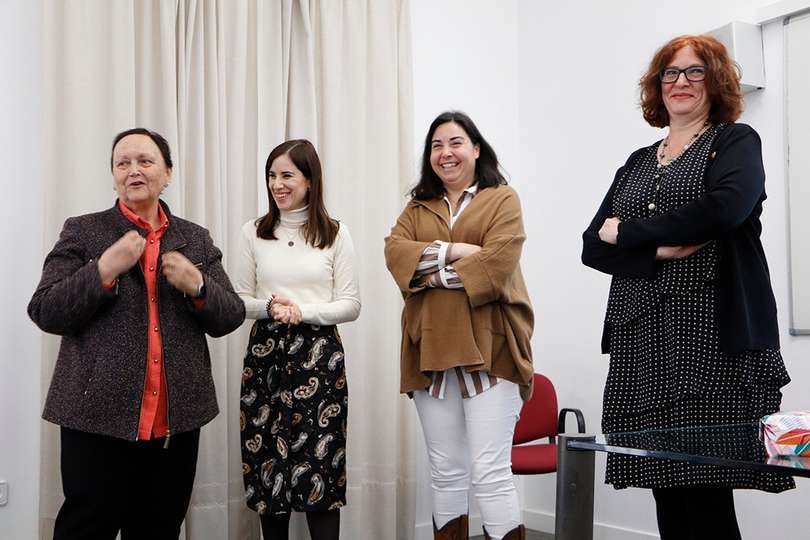 Carmen Fernández Ochoa, María Rosa Pina, Lida Paz y Mar Zarzalejos