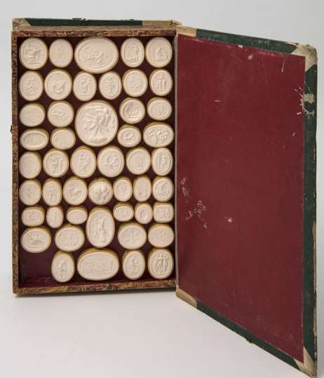 Bartolomeo y Pietro Paoletti, Libro de camafeos, ca. 1800-1820, Museo Sorolla, n.º inv. 20272