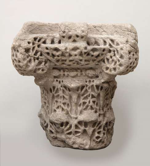 Capitel califal, Siglo x, Museo Sorolla, n.º inv. 20132