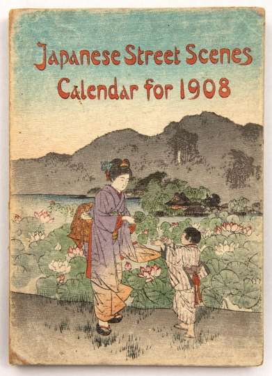 Hasegawa Takejirō, Japanese Street Scenes Calendar for 1908, 1907, Museo Sorolla, n.º inv. 15601
