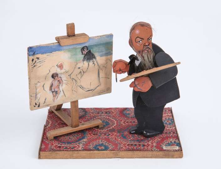 Joaquín Tellechea y Turrillos, Caricatura de Sorolla, 1918, Museo Sorolla, n.º inv. 20095