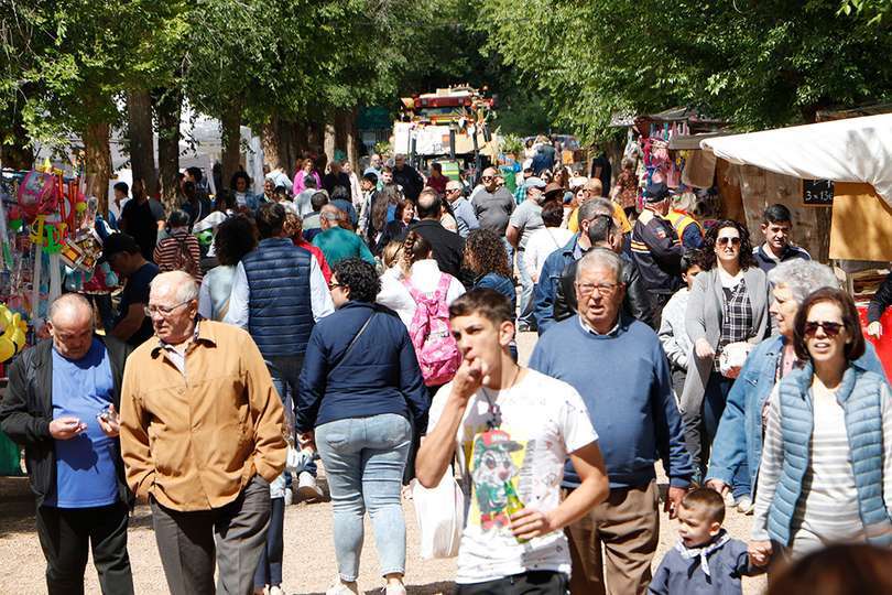 Asistencia multitudinaria en la zona de romería