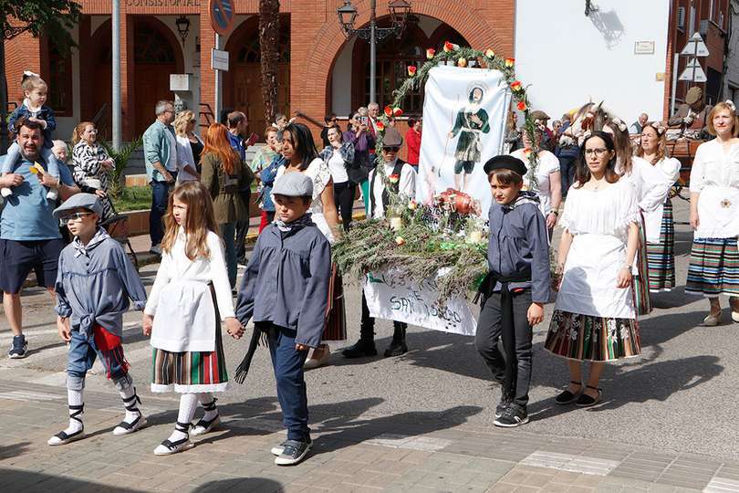 Homenaje a la procesión de san Isidro