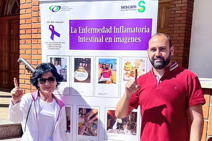 La alcaldesa de Cabezarrubias del Puerto y su homólogo rabanero