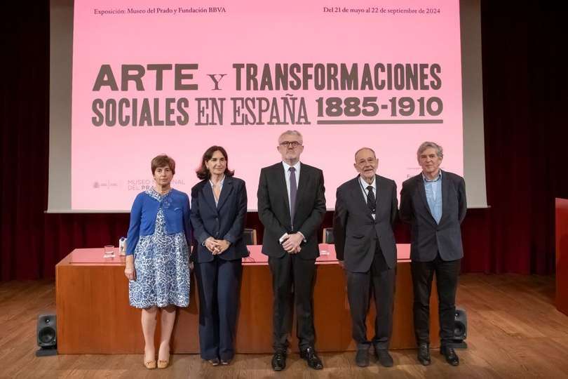 Marina Chinchilla; Silvia Churruca; Miguel Falomir; Javier Solana y y Javier Barón