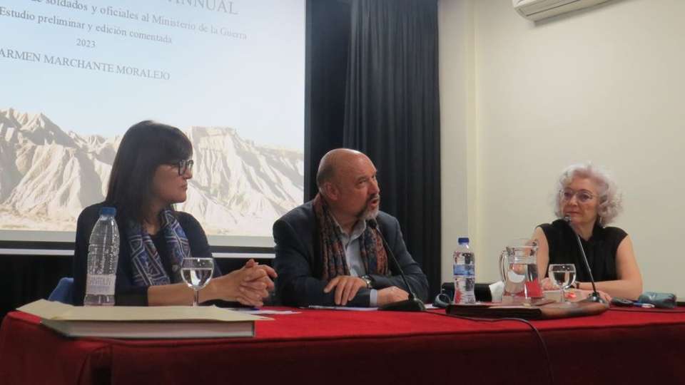 Susana Sueiro; Basilio Rodríguez y Carmen Marchante