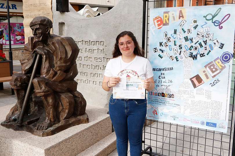 Ganadora del certamen del cartel anunciador