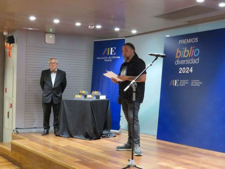 En primer término, José Luis del Rio, que preento el acto de entrega de los premios