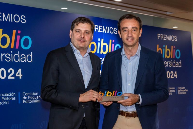 David Cebrián (Espasa) y Miguel Oliver (Metro de Madrid)