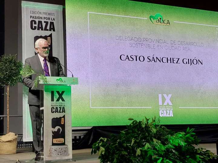 Casto Sánchez en Premios 'Pasión por la Caza'