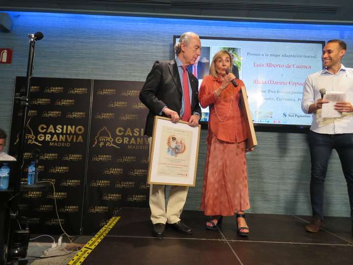 Luis Aberto de Cuenca y Alicia Mariño