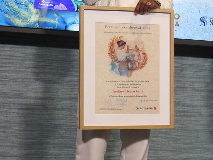 Uno de los premios entregados